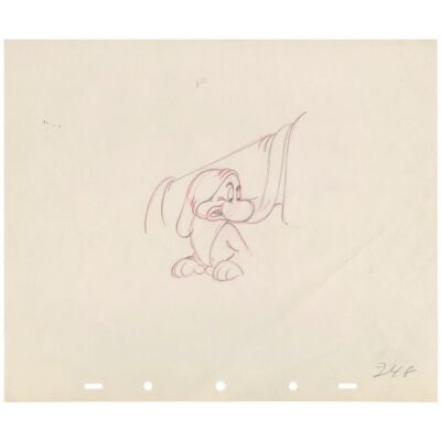 413. Grumpy Original Production Pencil Drawing ### SNOW WHITE AND THE SEVEN DWARFS (1937)