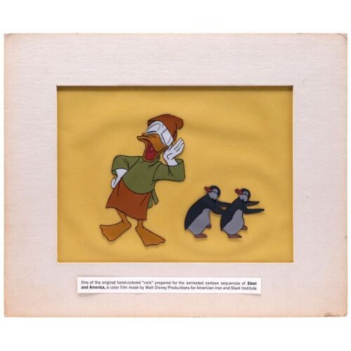 419. Donald Duck and Penguins Original Production Cels Pairing ### STEEL AND AMERICA (1965) / MARY POPPINS (1964)