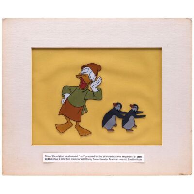 419. Donald Duck and Penguins Original Production Cels Pairing ### STEEL AND AMERICA (1965) / MARY POPPINS (1964)