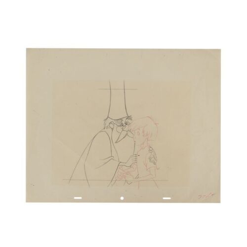 422. Merlin Holding Wart Original Production Pencil Drawing ### SWORD IN THE STONE, THE (1963)