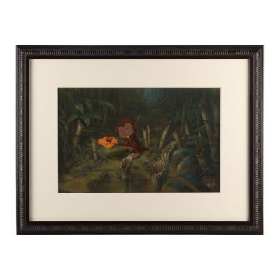 425. Framed Baby Baboon Multi-Layer Cel and Production Background ### TARZAN (1999)