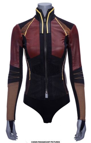 Lot #11: Scarlett's Stunt Final Battle Jacket ### SNAKE EYES: G.I. JOE ORIGINS (2021)