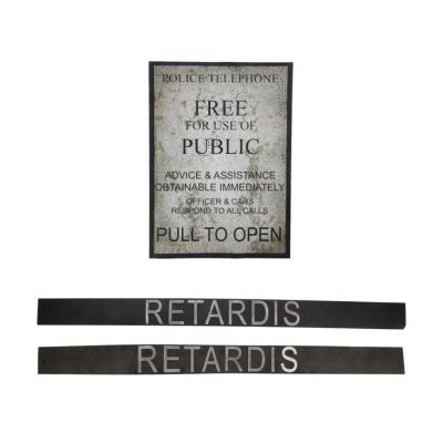 7. Pair of Retardis Signs and One Notice ### MONTY PYTHON LIVE (mostly)