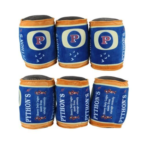 25. Six Plush Python's Beer Cans ### MONTY PYTHON LIVE (mostly)