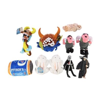 61. The Terry Gilliam Collection: Pair of Slippers and Assorted Plushies ### MONTY PYTHON