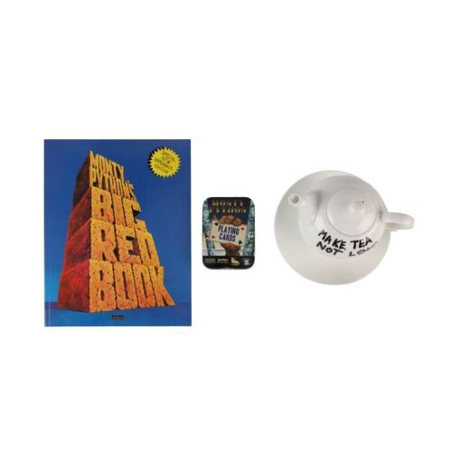 77. The Terry Gilliam Collection: Terry Gilliam Autographed Book, Teapot and Teacup, and Playing Cards ### MONTY PYTHON