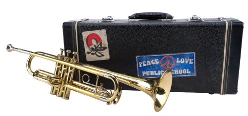 Lot #99: Sam Holloman's Screen-Matched Trumpet and Case ### EAGLE EYE (2008)