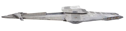 Lot #100: Mark Stetson Collection: Photo-Matched ESV-01 Model Miniature ### EARTH STAR VOYAGER (1988-1988)