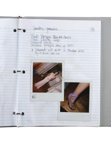 Lot #192: Denise Richards' Press Wardrobe Itinerary Binder ### JAMES BOND: THE WORLD IS NOT ENOUGH (1999)