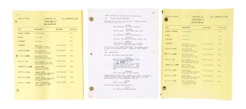 Lot #216: Production Script and Pair of Crew Lists ### LETHAL WEAPON 2 (1989)