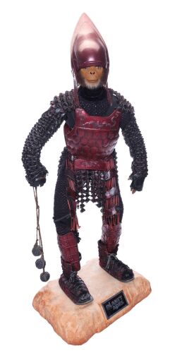 Lot #260: Custom-Made Ape Armor Costume Display ### PLANET OF THE APES (2001)