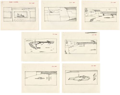 Lot #331: Set of Seven Hand-Marked Final Scene Storyboard Prints ### STAR WARS: THE EMPIRE STRIKES BACK (1980)