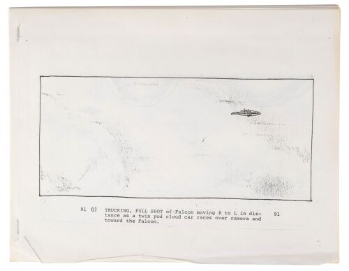 Lot #334: Set of 17 Storyboard Prints ### STAR WARS: THE EMPIRE STRIKES BACK (1980)