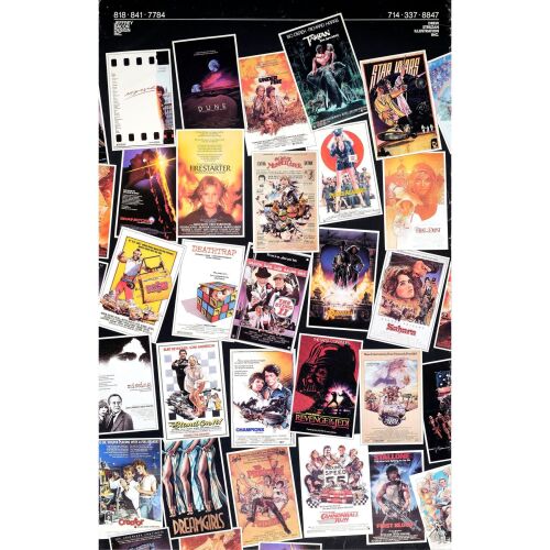 Lot #413: Promotional Poster Collage of Drew Struzan and Jeffrey Bacon's One-Sheets c. 1980s ### VARIOUS PRODUCTIONS