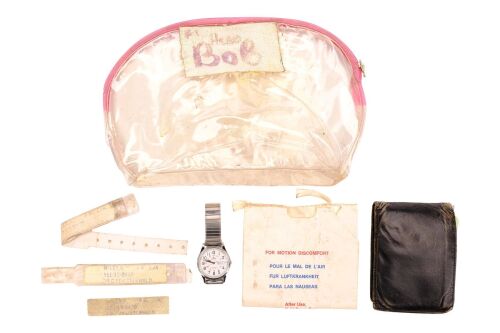 Lot #428: Bob Wiley's (Bill Murray) Accessories and Wallet with Sanitary Bag ### WHAT ABOUT BOB? (1991)