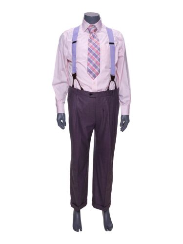 Lot #436: Donnie Azoff's (Hill) Blood Squirt on Face Costume with Screen-Matched Shirt and Tie ### WOLF OF WALL STREET, THE (2013)