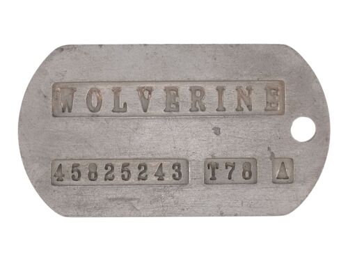 Lot #438: Wolverine's (Hugh Jackman) Dog Tag ### X-MEN ORIGINS: WOLVERINE (2009)