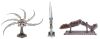 Lot #445: Set of Four Sideshow Collectibles Predator Weapons Replicas ### AVP: ALIEN VS. PREDATOR (2004)/AVPR: ALIENS VS PREDATOR: REQUIEM (2007)