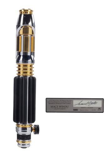 Lot #501: Master Replicas Mace Windu's (Samuel L. Jackson) Lightsaber Hilt Replica ### STAR WARS: ATTACK OF THE CLONES (2002)