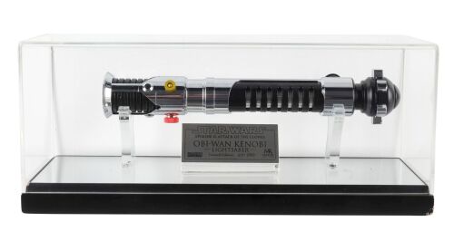 Lot #503: Master Replicas Obi-Wan Kenobi (Ewan McGregor) Lightsaber Replica ### STAR WARS: ATTACK OF THE CLONES (2002)