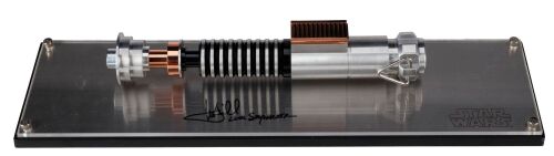 Lot #528: Mark Hamill-Autographed eFX Luke Skywalker (Mark Hamill) "Reveal" Lightsaber Replica ### STAR WARS: RETURN OF THE JEDI (1983)