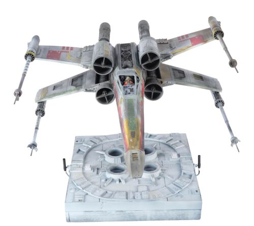 Lot #536: Rossi Replicas Red Three X-Wing Starfighter Model Miniature Replica ### STAR WARS: ORIGINAL TRILOGY (1977-1983)