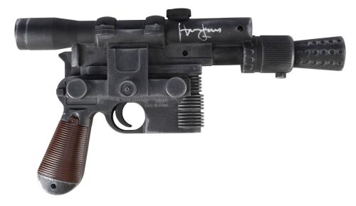 Lot #537: Harrison Ford-Autographed Rubies Han Solo Blaster Replica ### STAR WARS: ORIGINAL TRILOGY (1977-1983)