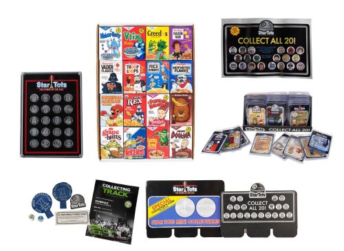 Lot #539: Set of Celebration VI Star Tots, Cereal Boxes, and Collecting Paraphernalia ### STAR WARS CELEBRATION