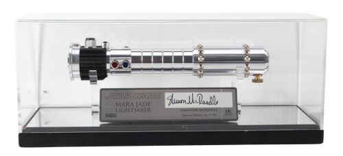 Lot #545: Master Replicas Mara Jade Lightsaber ### STAR WARS MERCHANDISE