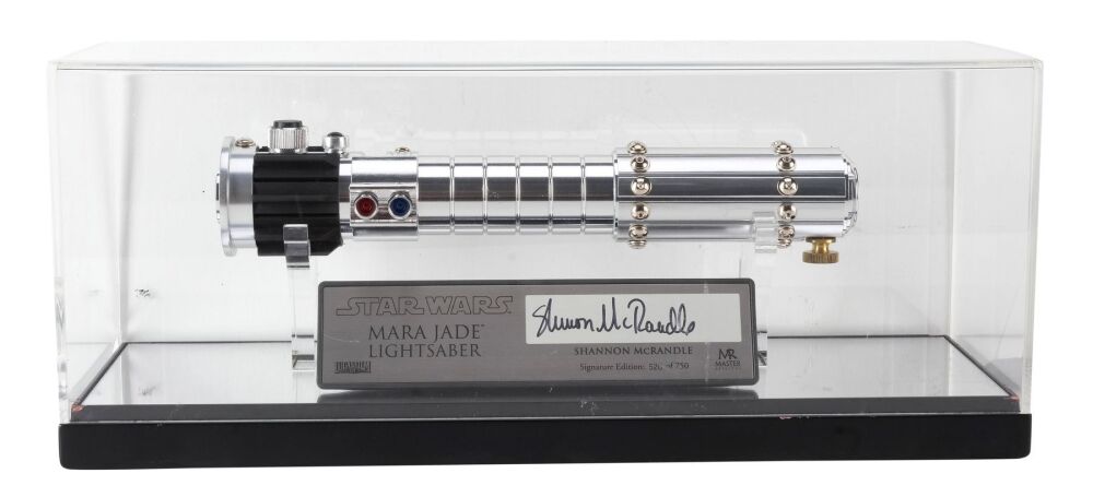 Lot #545: Master Replicas Mara Jade Lightsaber ### STAR WARS