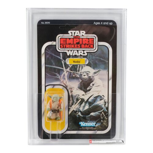 Lot #547: Yoda (with Orange Snake) ESB32B AFA 85 ### STAR WARS TOYS