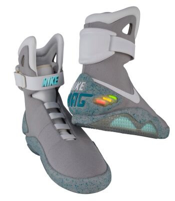 42. Official Licensed (2011) Light-Up Size 8 Marty McFly (Michael J. Fox) Nike MAG Shoes ### BACK TO THE FUTURE PART II (1989)