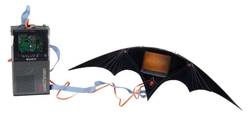 64. Batman's (Michael Keaton) Screen-Matched Target-Seeking Super-Batarang with Light-Up Video Screen ### BATMAN RETURNS (1992)