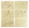 96. Mark Stetson Collection: Set of Six Hand-Drawn Ridley Scott Spinner "Ridleygram" Sketches ### BLADE RUNNER (1982)