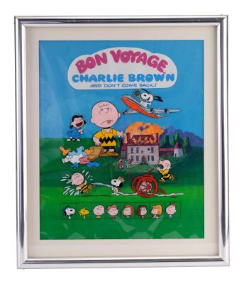 104. Framed Hand-Illustrated Poster Artwork ### BON VOYAGE, CHARLIE BROWN (AND DON'T COME BACK!!) (1980)