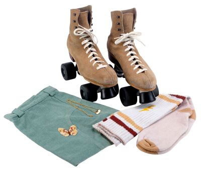 105. Rollergirl's (Heather Graham) Roller Skates, Necklace, Shorts, and Socks ### BOOGIE NIGHTS (1997)