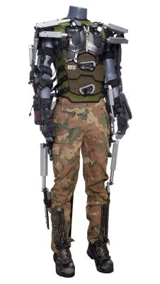 141. Agent C.M. Kruger's (Sharlto Copley) Camouflage Costume and H.U.L.C. Suit ### ELYSIUM (2013)