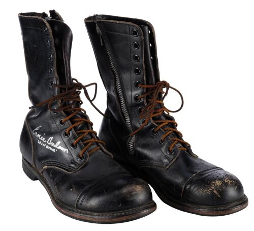 169. Ernie Hudson-Autographed Winston Zeddemore Boots ### GHOSTBUSTERS (1984)