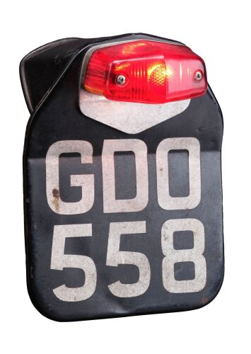 198. Rubeus Hagrid's (Robbie Coltrane) Motorcycle License Plate with Light-Up Tail Light ### HARRY POTTER AND THE SORCERER'S STONE (2001)