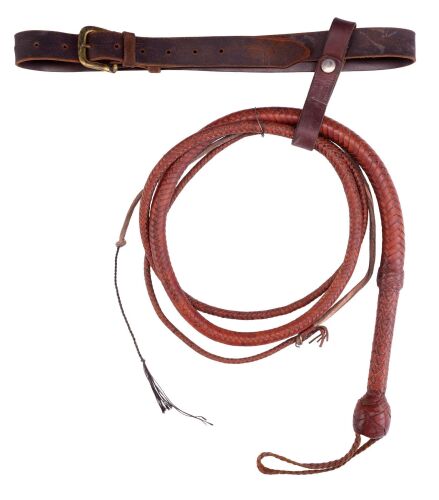 211. Indiana Jones' (Harrison Ford) Eight-Foot Bullwhip, Belt, and Whip Holster ### INDIANA JONES AND THE LAST CRUSADE (1989)
