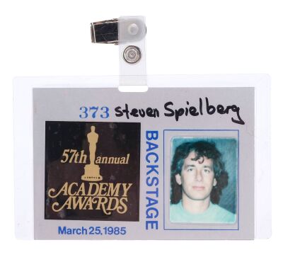 221. Steven Spielberg's 57th Annual Academy Awards&reg; Backstage Pass ### ACADEMY AWARDS