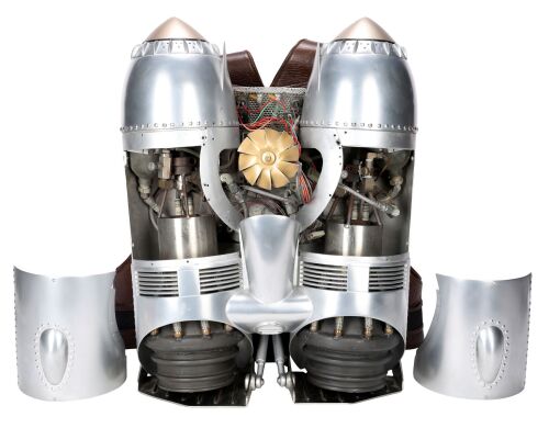 319. The Rocketeer's (Bill Campbell) Practical Flame-Firing SFX Cirrus X3 Rocket-Pack ### THE ROCKETEER (1991)