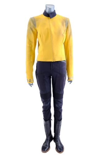 343. Number One's (Rebecca Romijn) Screen-Matched Distressed Starfleet Command Uniform ### STAR TREK: DISCOVERY (T.V. SERIES, 2017-2024)