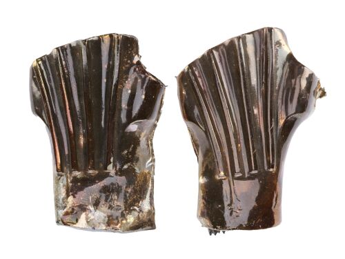 353. Gerard Bourke Collection: Pair of Production-Made C-3PO (Anthony Daniels) Hand Plates ### STAR WARS: A NEW HOPE (1977)