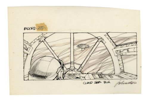 355. Joe Johnston Hand-Drawn Early Alderaan Approach Storyboard ### STAR WARS: A NEW HOPE (1977)