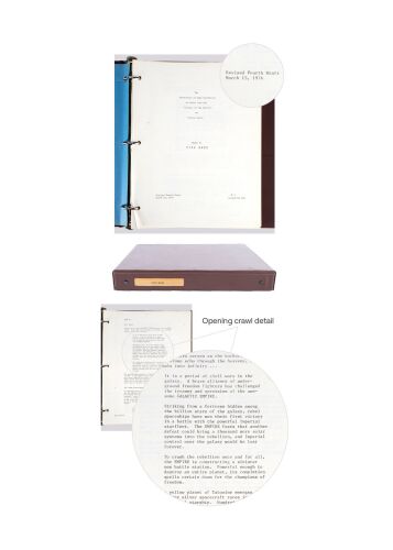 358. Fourth Draft Script in Binder ### STAR WARS: A NEW HOPE (1977)