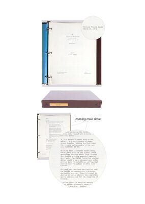 358. Fourth Draft Script in Binder ### STAR WARS: A NEW HOPE (1977)