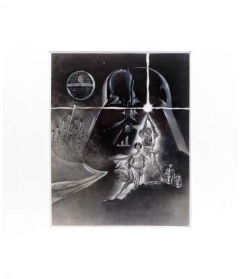 360. Mixed-Media Final Newspaper Ad Slick Artwork ### STAR WARS: A NEW HOPE (1977)