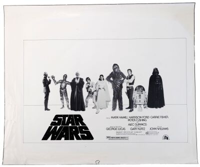 361. Unused Character Lineup Poster Test Print ### STAR WARS: A NEW HOPE (1977)