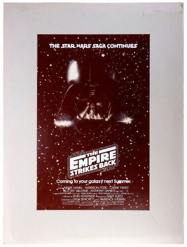 363. Hand-Lettered Teaser Poster Mock-Up ### STAR WARS: THE EMPIRE STRIKES BACK (1980)
